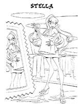 coloriage winx stella